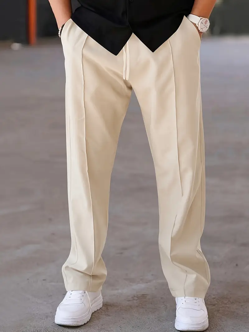 Men's Stripe Loose Bottom Trouser