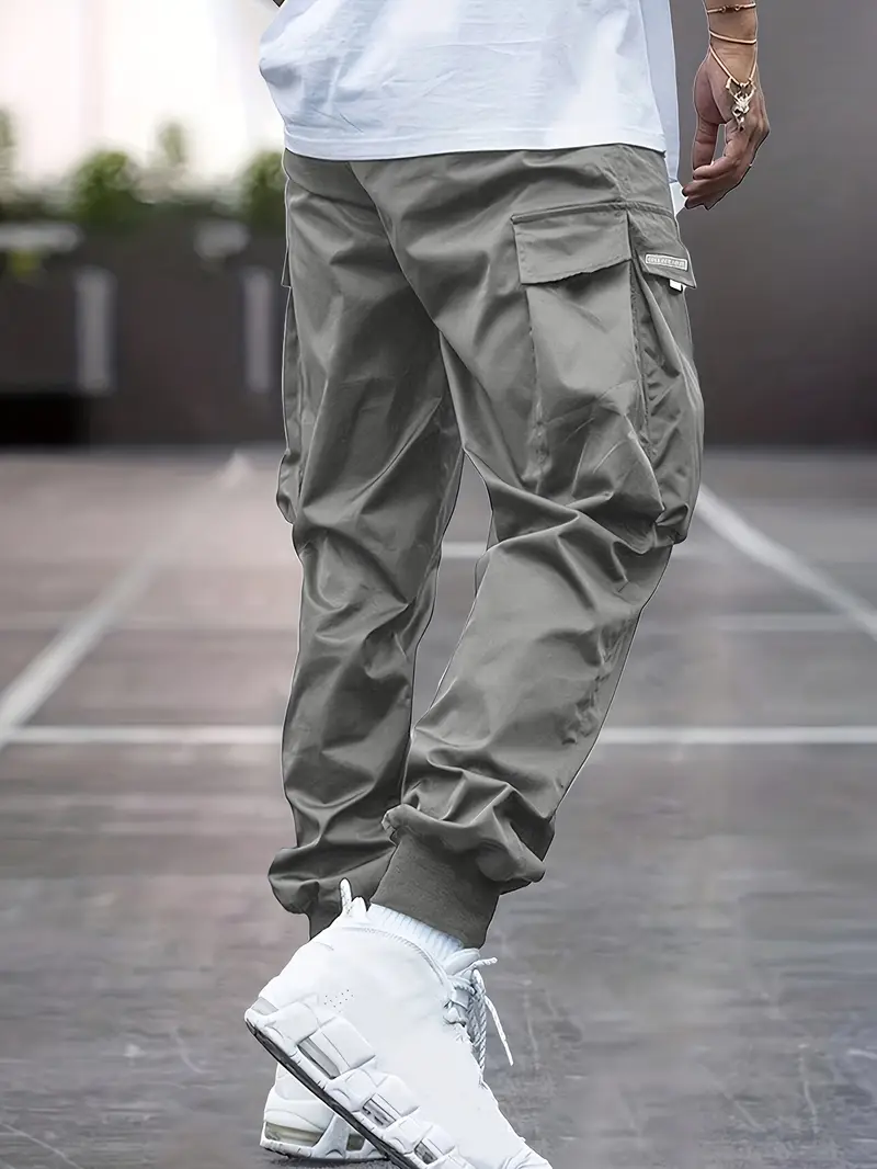 Men's Grey Drift Cargo Pants