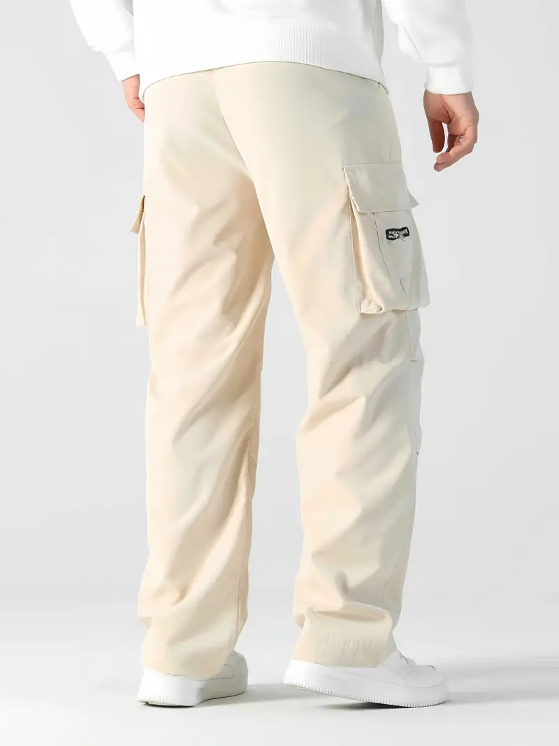 Men's Apricot Stylish Cargo Pants