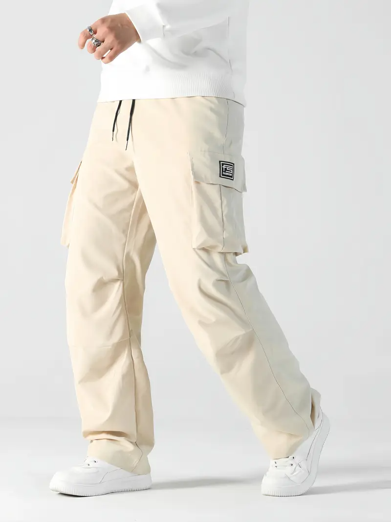 Men's Apricot Stylish Cargo Pants