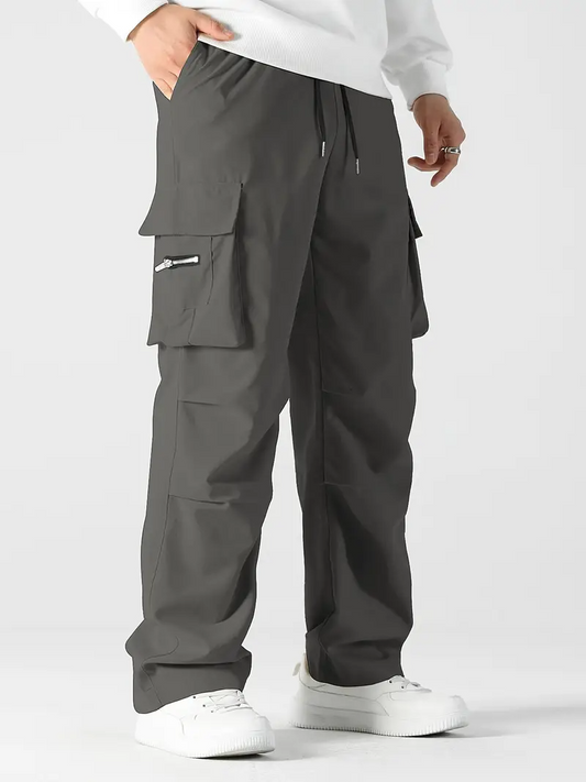 Men's Grey Stylish Cargo Pants