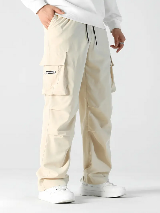 Men's Apricot Stylish Cargo Pants