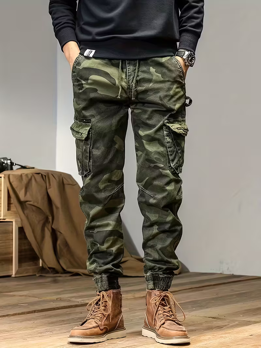 Men's Green Camo Cargo Pants