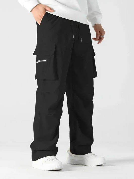 Men's Black Stylish Cargo Pants