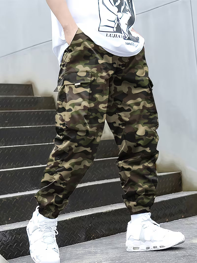 Men's Forest Green Cargo Pants