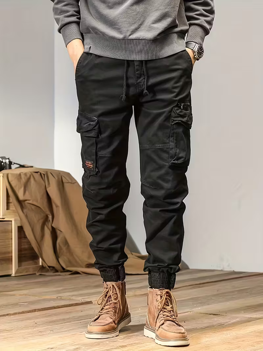 Men's Black Stylish Cargo Pants