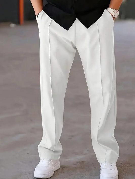 Men's Stripe Loose Bottom Trouser