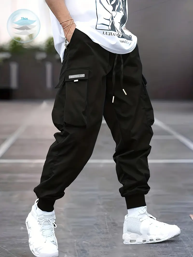 Men's Black Drift Cargo Pants