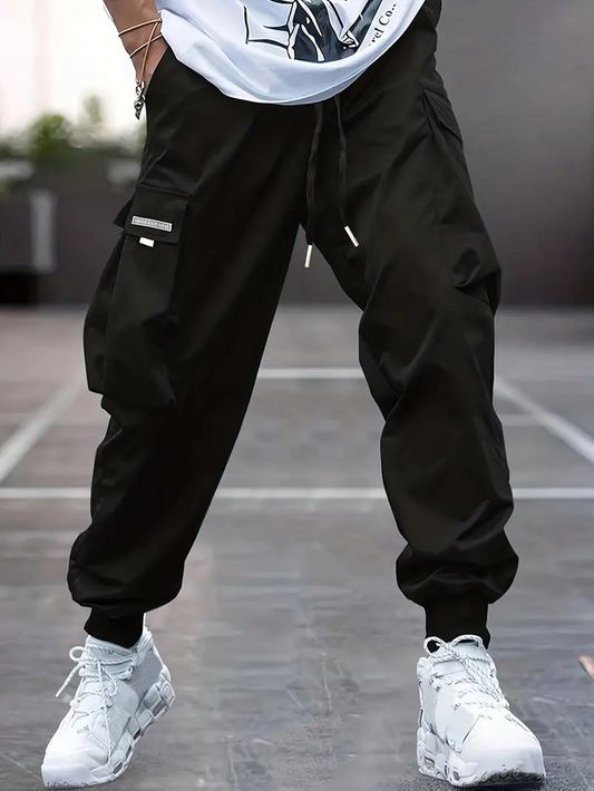 Men's Black Drift Cargo Pants